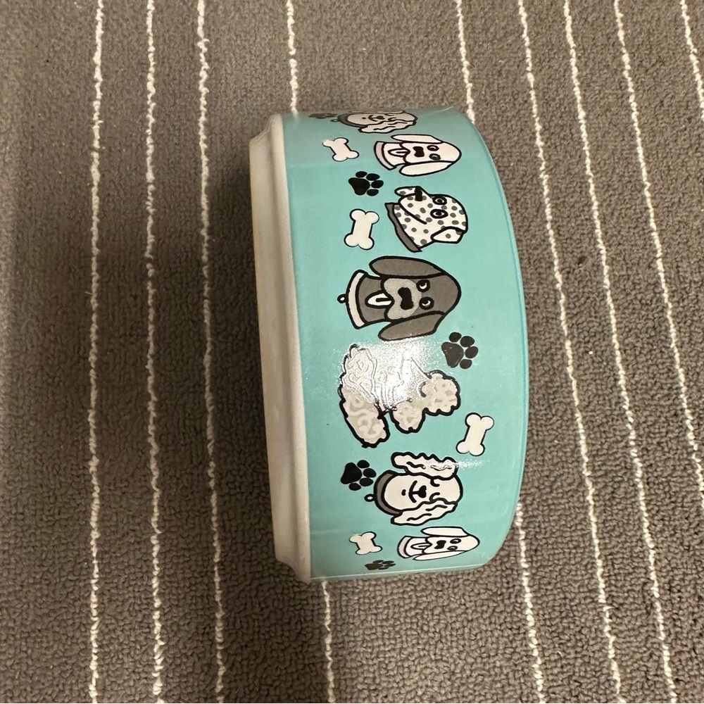 Bob’s for Dogs from Skechers Ceramic Dog Bowl Teal Blue